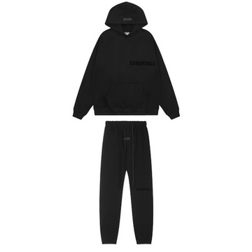 Black Essentials Tracksuit