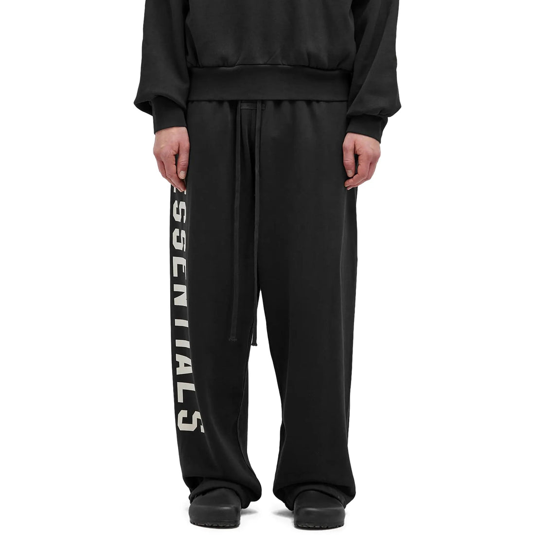 Fear Of God Essentials Heavy Fleece Relaxed Fit Black Sweatpants