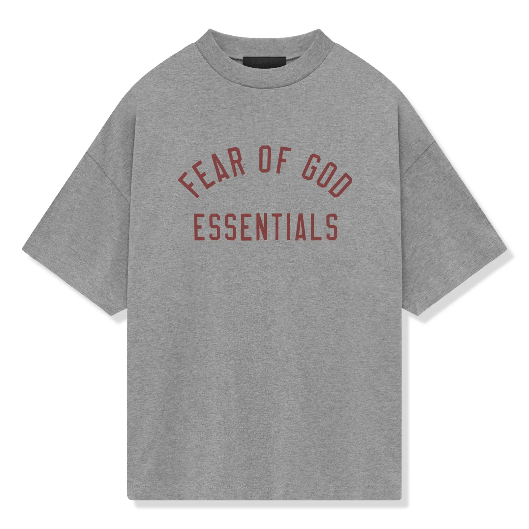 Fear Of God Essentials Jersey Crewneck Dark Heather T Shirt (FW24)