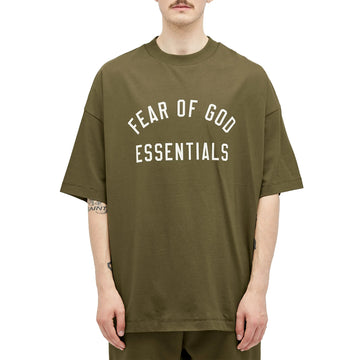 Fear Of God Essentials Jersey Crewneck Military T Shirt (FW24)