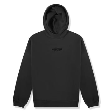 Fear Of God Essentials Jet Black Hoodie (FW23)