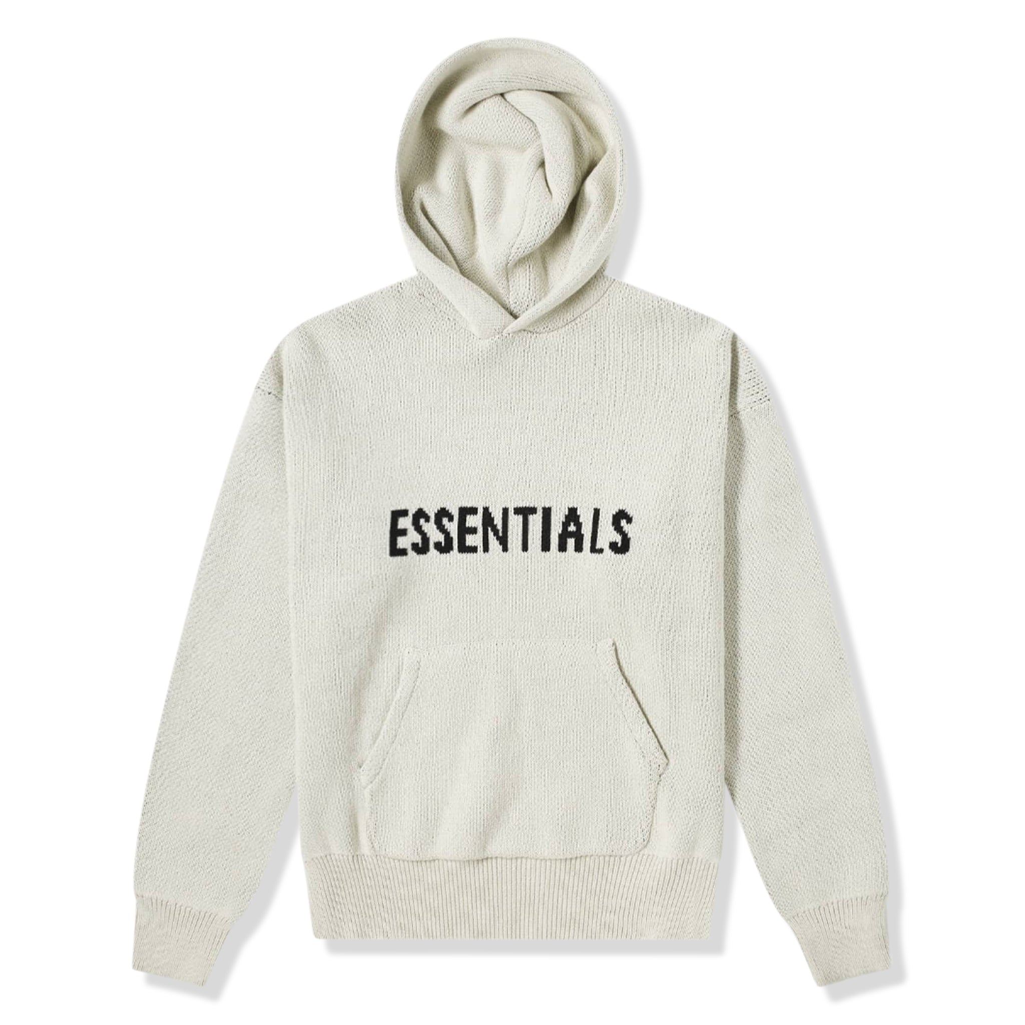 Fear Of God Essentials Oatmeal Knit Hoodie