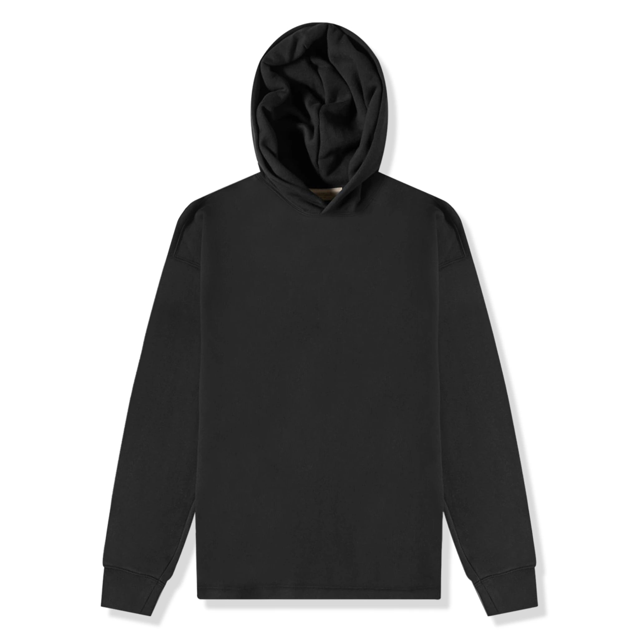 Fear Of God Essentials Relaxed Black Hoodie (SS22)