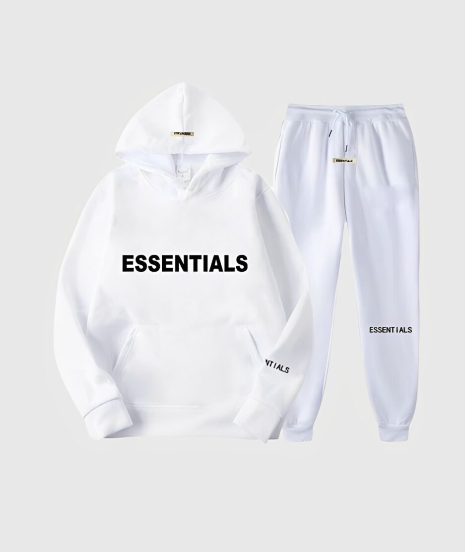 White Essentials Tracksuits